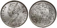 1 rupia 1901 C, Kalkuta, pięknie zachowane, rzad