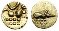 fanam 1790–1798, złoto, 7.6 mm, 0.34 g, Mitchine