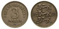 3 marki 1925, "nowe srebro''   3,36g, Parchimowi
