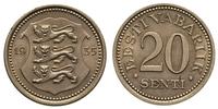 20 centów 1935, "nowe srebro"  3,96g, Parchimowi