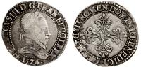 1/2 franka 1576 D, Lyon, wariant z datą wybitą p