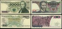 Polska, zestaw: 5.000 złotych 1.06.1982 i 10.000 złotych 1.12.1988