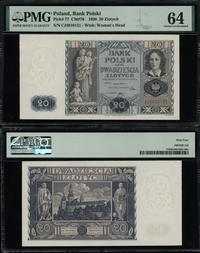20 złotych 11.11.1936, seria CJ, numeracja 40101