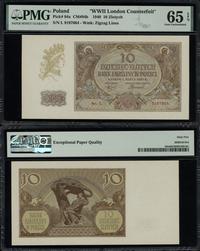 10 złotych 1.03.1940, seria L, numeracja 9197664