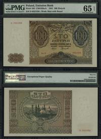 100 złotych 1.08.1941, seria D, numeracja 052155