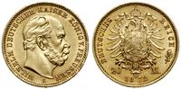 20 marek 1872 A, Berlin, złoto, 7.96 g, pięknie 
