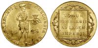 dukat 1928, Utrecht, złoto, 3.50 g, bardzo ładny