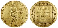 dukat 1928, Utrecht, złoto, 3.53 g, bardzo ładny