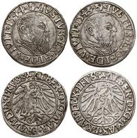 Prusy Książęce (1525–1657), zestaw 2 x grosz, 1543, 1544