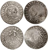 Prusy Książęce (1525–1657), zestaw: 2 x grosz, 1540 i 1541