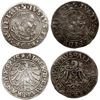Prusy Książęce (1525–1657), zestaw: 2 x grosz, 1533 i 1535