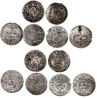 zestaw 6 monet ryskich, mennica Ryga, w zestawie