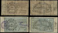 dawny zabór rosyjski, zestaw: 10 i 40 groszy, 1916