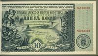 banknoty zastępcze, zestaw 4 bonów na loterię, 1937