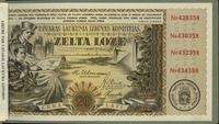 banknoty zastępcze, zestaw 4 bonów na loterię, 1937