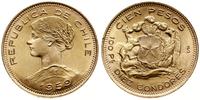100 peso 1959, Santiago, złoto próby "900", 20.3