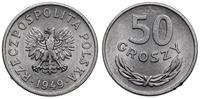 Polska, zestaw: 3 x 50 groszy, 1949, 1971, 1973