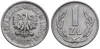 zestaw: 3 x 1 złoty 1957, 1966, 1968, Warszawa, 