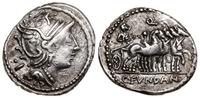 denar 101 pne, Rzym, Aw: Głowa Romy w prawo, w l