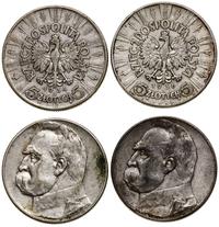 Polska, zestaw: 2 x 5 złotych, 1934 i 1936