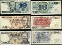 zestaw 3 banknotów, w zestawie: 10 złotych 1.06.