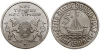 5 guldenów 1935, Berlin, Koga, przetarte, ale ła