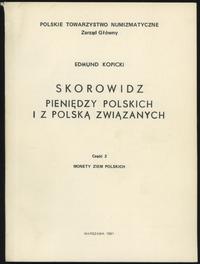 Kopicki Edmund – Skorowidz Pieniędzy Polskich i 