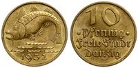 10 fenigów 1932, Berlin, Dorsz, bardzo ładnie za