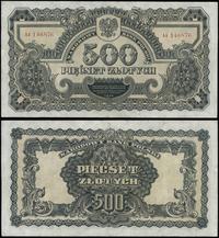 500 złotych 1944, w klauzuli "obowiązkowym", ser