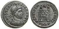 follis 324, Heraclea, Aw: Popiersie cesarza w pr