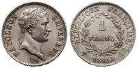1 frank 1808 BB, Strasbourg, srebro, 4.94 g, rza