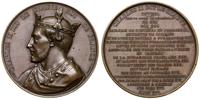 Francja, medal z serii władcy Francji – Karol II Łysy, 1839