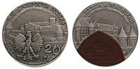 20 złotych 2002, Warszawa, moneta oksydowana z c