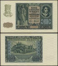 50 złotych 1.03.1940, seria A, numeracja 2780070