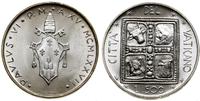 500 lirów 1977 (ANNO XV), Rzym, srebro, na awers