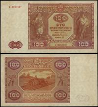100 złotych 15.05.1946, seria K, numeracja 90575