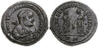 duży follis 305, Ticinum, Aw: Popiersie cesarza 