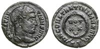 follis 322-325, Ticinum, Aw: Popiersie cesarza w