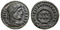 follis 327–329, Heraclea, Aw: Głowa cesarza w pr