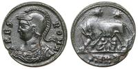 follis 331-334, Cyzicus, Aw: Popiersie Romy w le