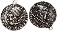 medal antypapieski XVII w., Aw: Głowa papieża, k
