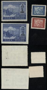 Polska podczas II Wojny Światowej, zestaw 4 znaczków premiowych na żelazo, 1942–1944