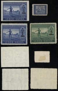 Polska podczas II Wojny Światowej, zestaw 4 znaczków premiowych na skórę, 1942–1944