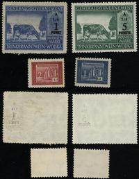 Polska podczas II Wojny Światowej, zestaw 4 znaczków premiowych na wódkę, 1942–1944