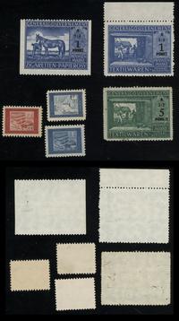 Polska podczas II Wojny Światowej, zestaw 6 znaczków premiowych (3 x na papierosy, 3 x na wyroby tekstylne), 1942–1944