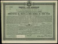 Włochy, obligacja na 10 lir, 1888