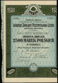 Polska, 1 akcja na 2.500 marek polskich na okaziciela (H. Hinter), 16.06.1923