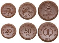Niemcy, zestaw 3 monet, 1921