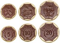 zestaw 3 monet 1921, Miśnia, w skład zestawu wch