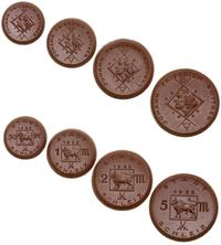 zestaw 4 monet 1922, Miśnia, w skład zestawu wch